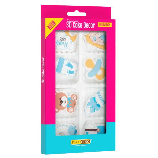 decocino-3d-cake-decor-baby-hellblau-8-st-ck-zuckerdekor-f-r-taufe image 1