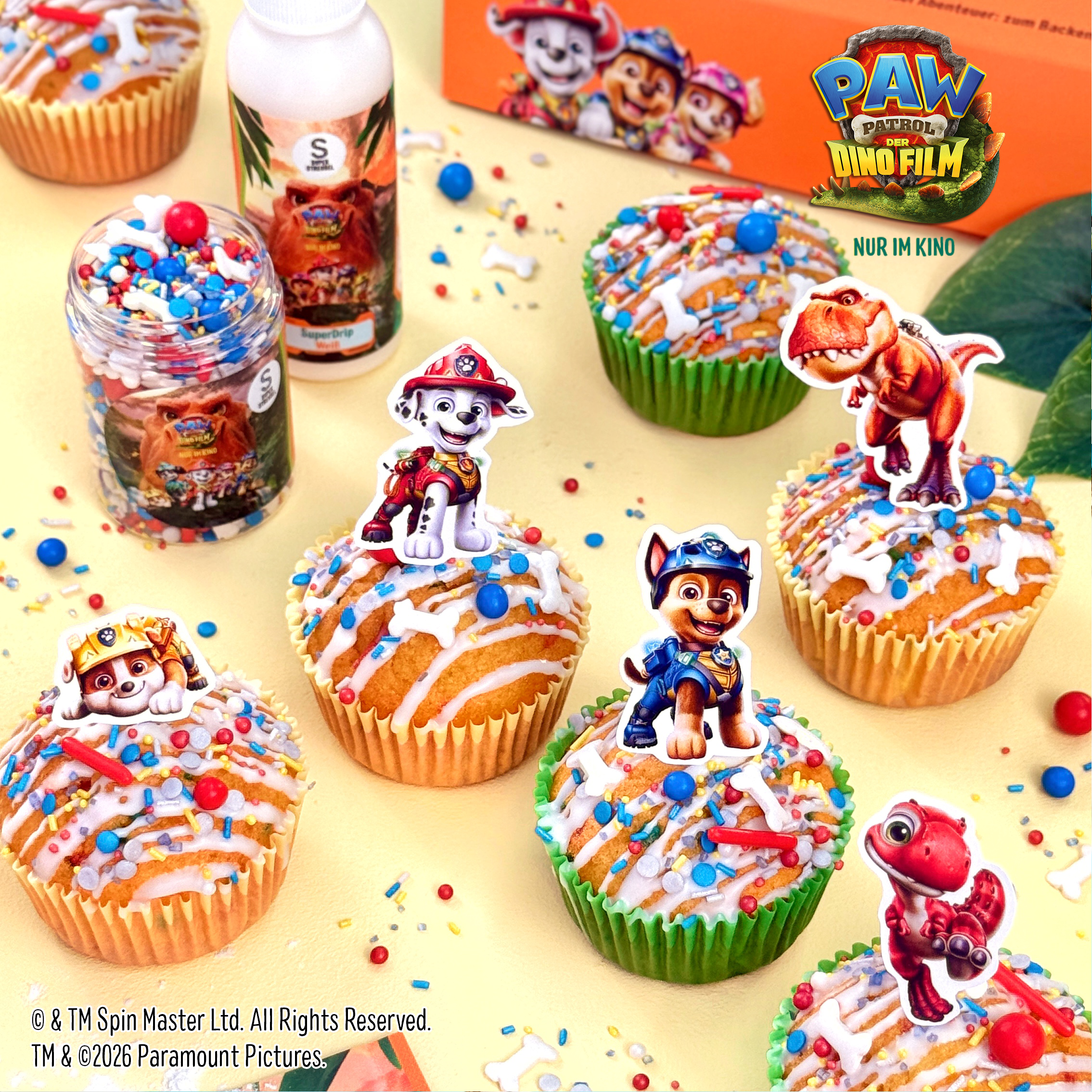 super-streusel-paw-patrol-der-dino-film-das-set-abenteuermuffins image 7