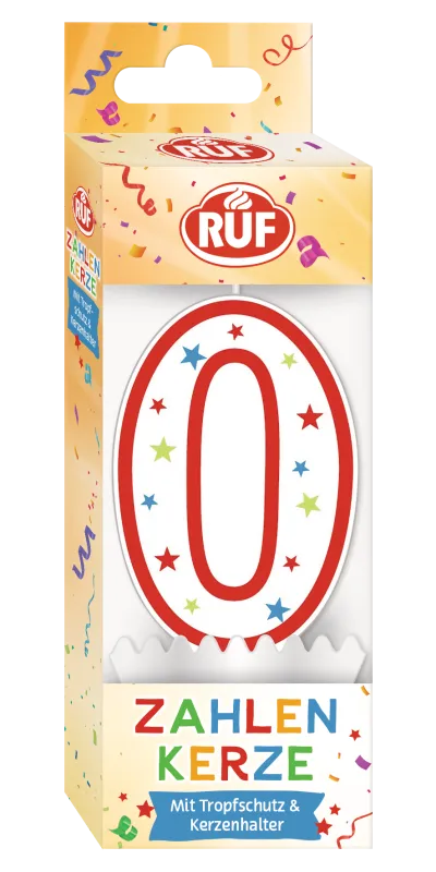 ruf-zahlenkerze-0-geburtstagskerze-mit-tropfschutz image 1
