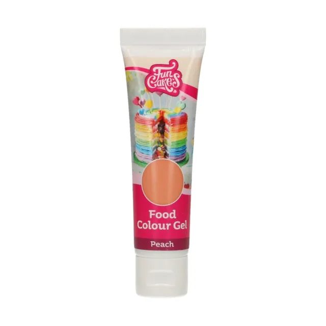funcakes-food-colour-gel-peach-lebensmittelfarbe-30-g image 1