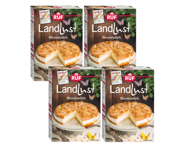 ruf-landlust-bienenstich-set-4-st-ck-r-hrkuchen-mit-vanille-mandel image 1