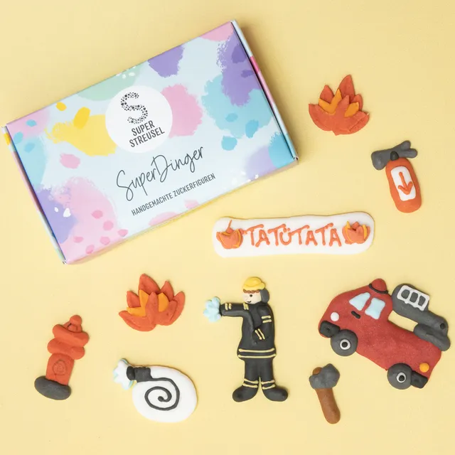 super-streusel-superdinger-einseinszwei-feuerwehr-zuckerfiguren image 1