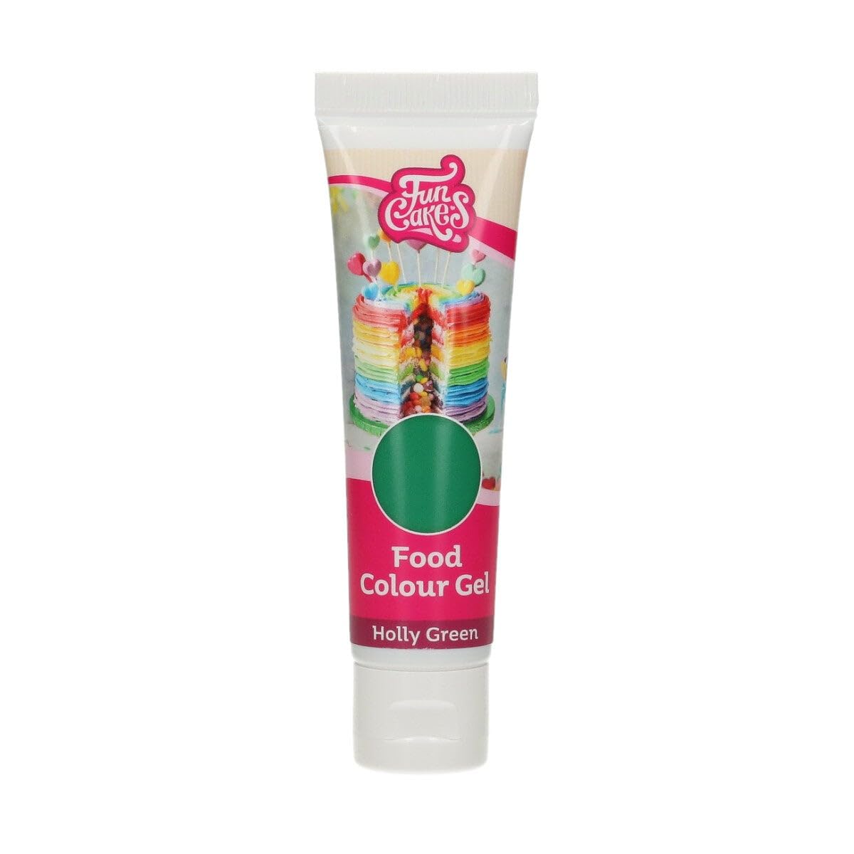 funcakes-food-colour-gel-holly-green-lebensmittelfarbe-30-g image 1