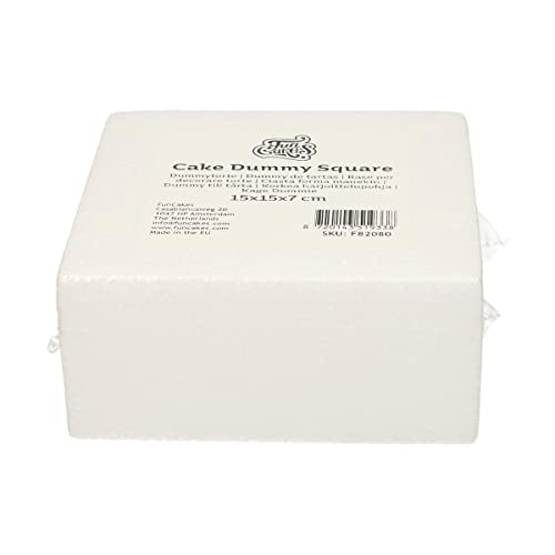 funcakes-cake-dummy-square-styropor-torte-15x15x7-cm image 3