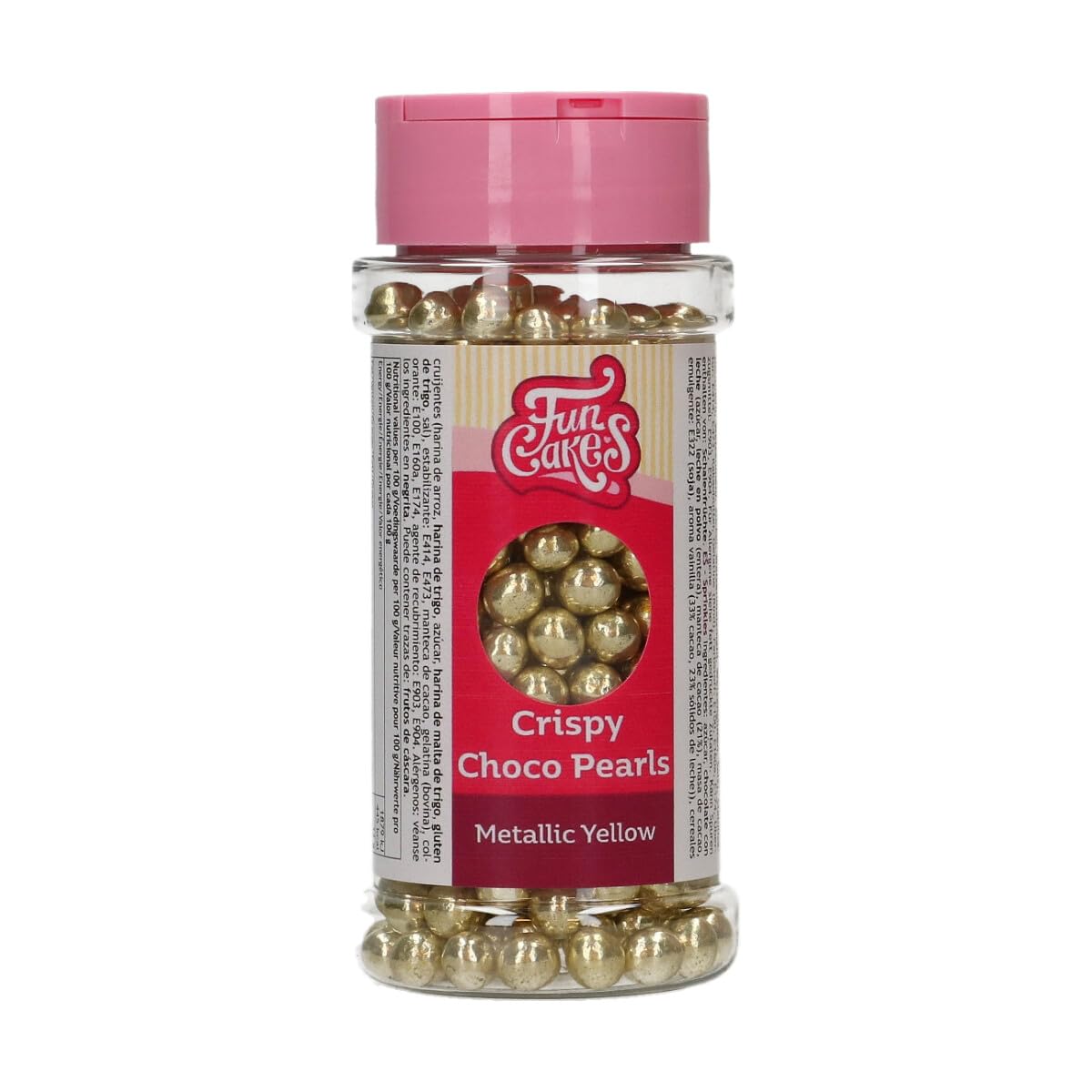 funcakes-choco-pearls-schokokugeln-metallicgold-60-g image 4
