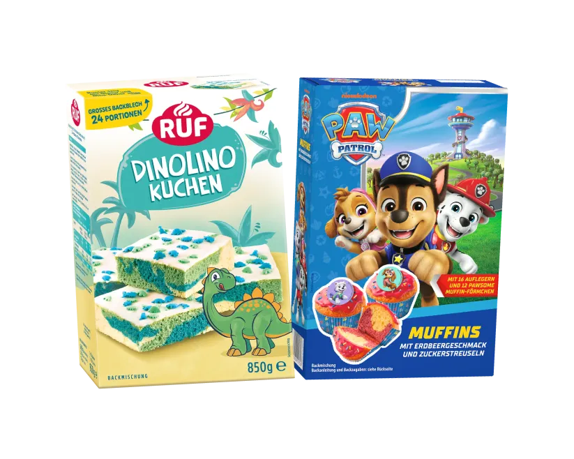 ruf-paw-patrol-muffins-x-dinolino-kuchen-set-2-backmischungen image 1