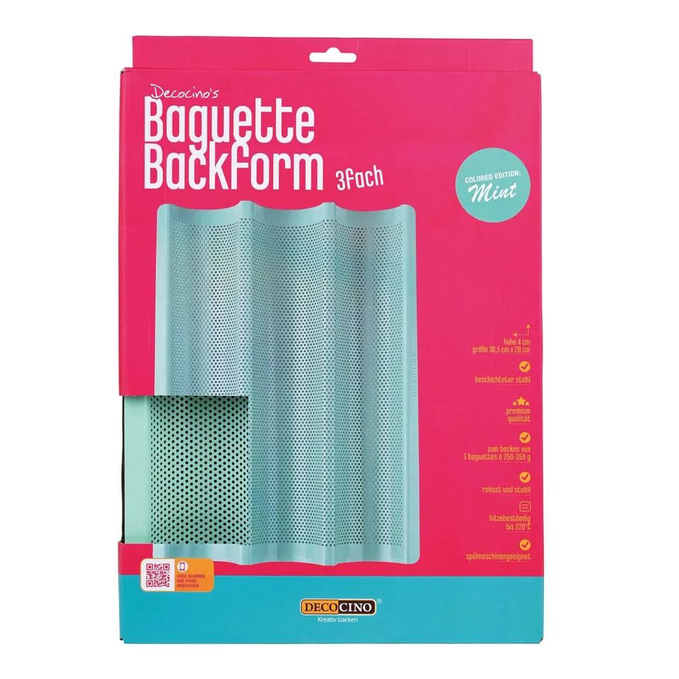 decocino-baguette-backform-mint-edition-3fach-perforierte-baguetteform image 1