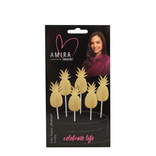 decocino-cake-topper-ananas-6-teilig-by-amira-nonfood-deko image 1