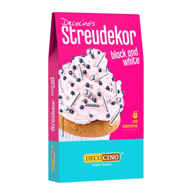 decocino-streudekor-black-and-white-40-g-silber-schwarz-wei-streusel-mix image 1