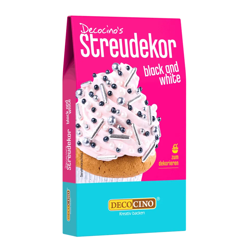 decocino-streudekor-black-and-white-40-g-silber-schwarz-wei-streusel-mix image 1