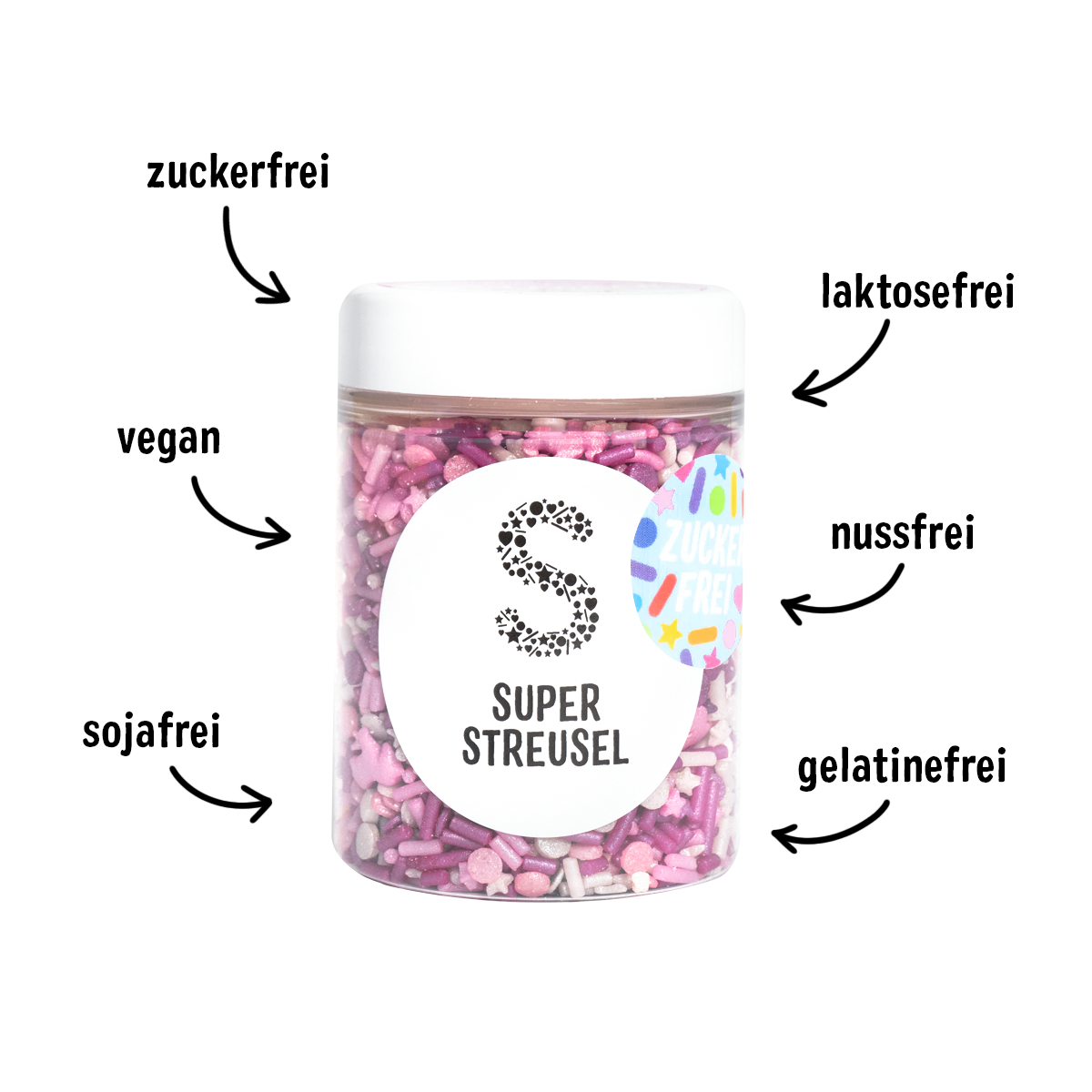 super-streusel-schimmerschweif-zuckerfreier-streuselmix-vegan image 2