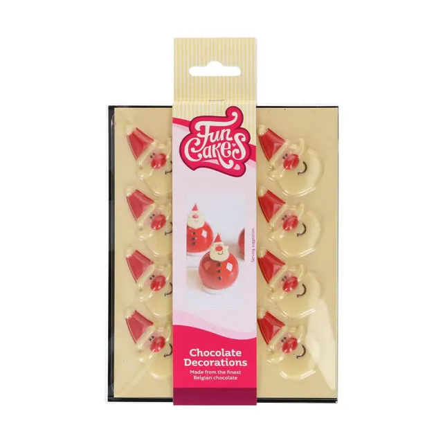 funcakes-chocolate-decorations-schokofiguren-santa-12-st-ck image 1