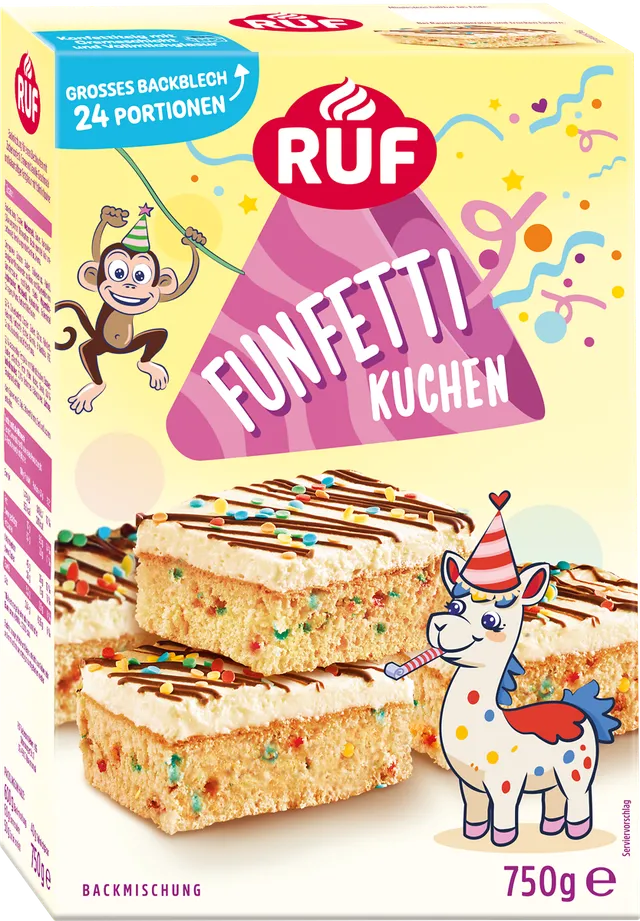 ruf-funfetti-kuchen-backmischung-mit-vanillecreme-und-streuseln image 1