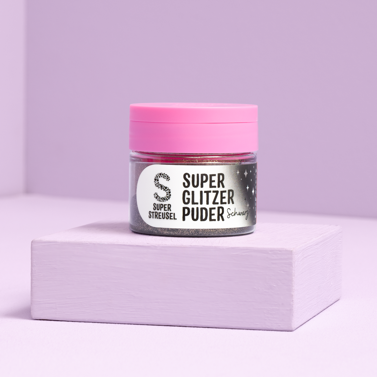 super-streusel-superglitzerpuder-schwarz-essbares-glitzerpuder-vegan image 1