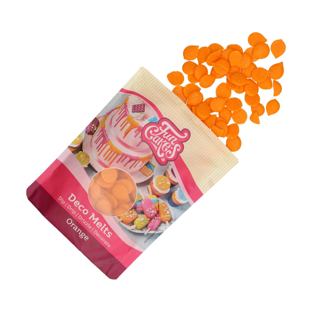 funcakes-deco-melts-orange-250-g image 3