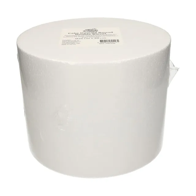 funcakes-cake-dummy-round-double-barrel-25-cm-x-20-cm-wei image 1
