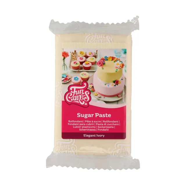 funcakes-rollfondant-sugar-paste-elegant-ivory-250-g image 1