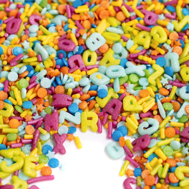 super-streusel-abindieschule-zuckerfreier-veganer-buchstaben-streuselmix-zur-ein image 1