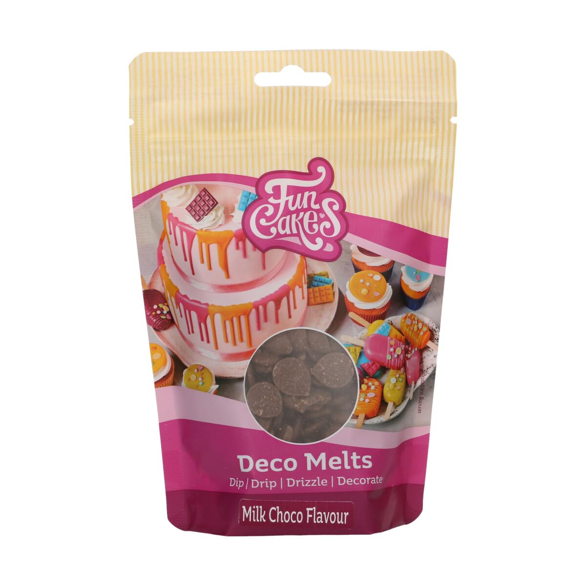 funcakes-deco-melts-milk-choco-250-g image 3