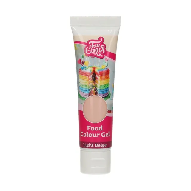 funcakes-food-colour-gel-light-beige-30-g-hochkonzentrierte-lebensmittelfarbe image 1