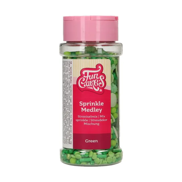 funcakes-sprinkle-medley-zuckerstreusel-green-65-g image 1