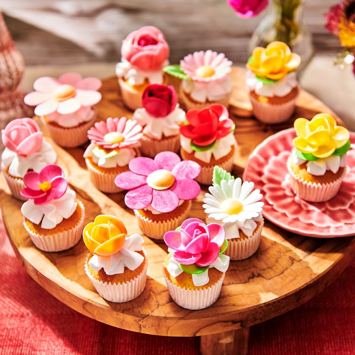 funcakes-edible-wafer-flowers-essbare-blumen-green-leaves-50-st-ck image 3