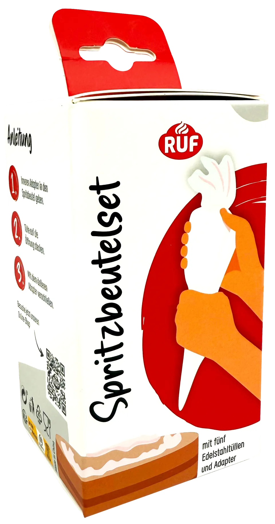 ruf-spritzbeutel-set-7-tlg-mit-5-edelstahlt-llen image 1