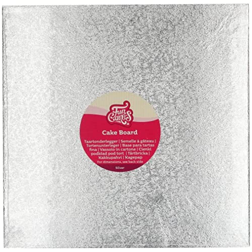 funcakes-cake-board-square-tortenunterlage-silber-27-5x27-5-cm image 6