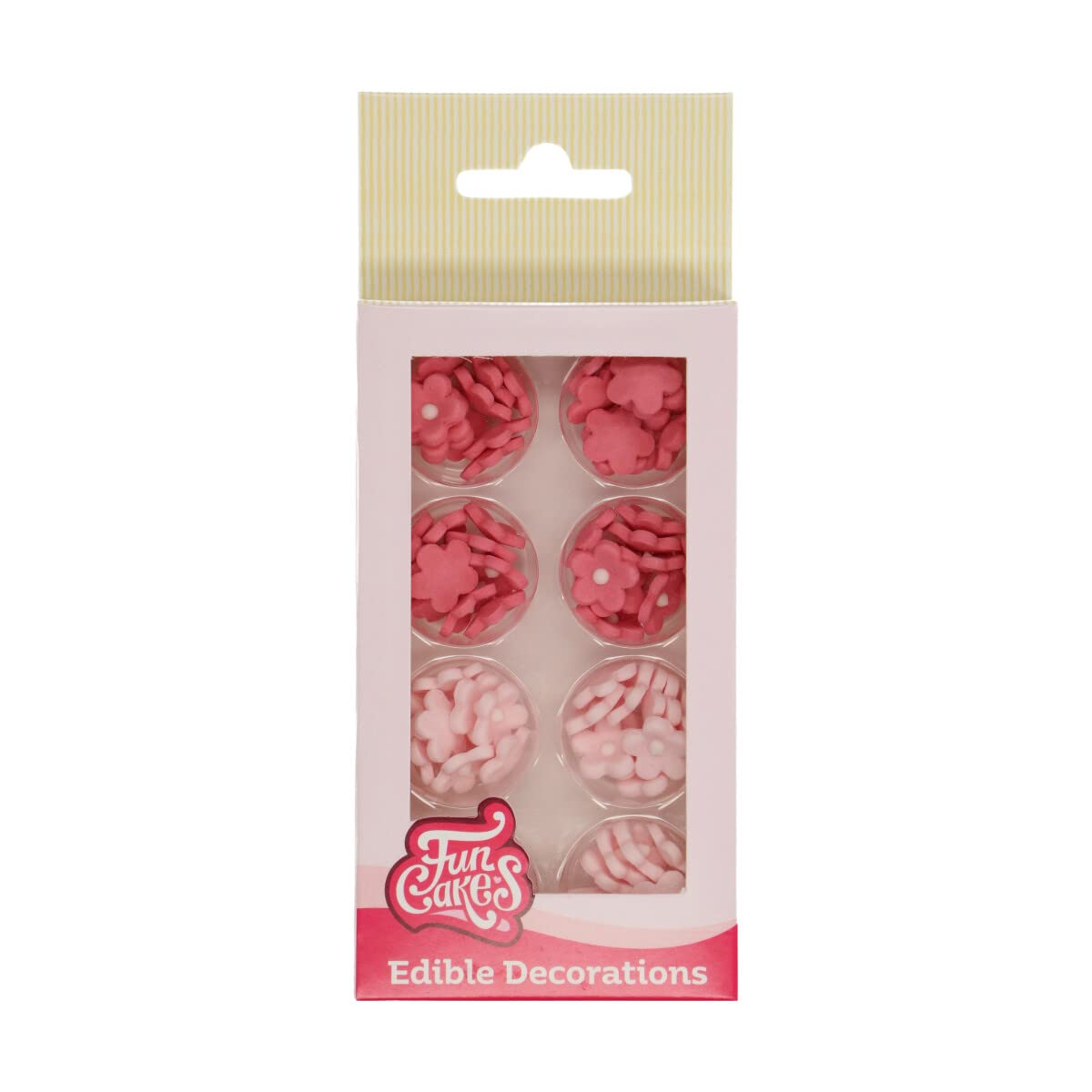 funcakes-sugar-decorations-pink-flowers-zuckerbl-ten-64-st-ck image 1