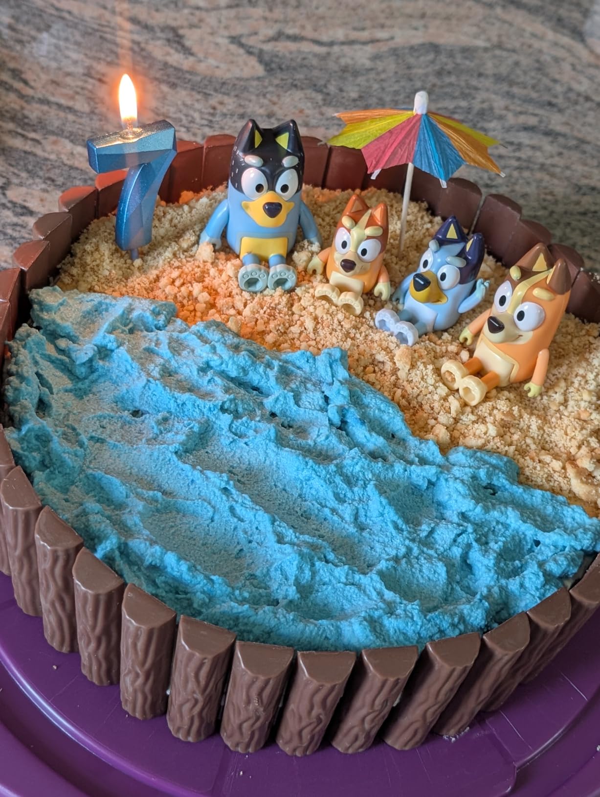 Kleiner Tropfen, krasse Farbe