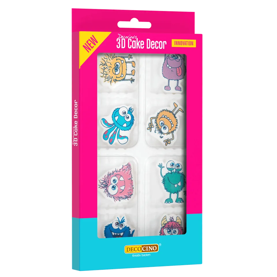 decocino-3d-cake-decor-monster-art-8-st-ck-zuckerdekor-figuren image 1