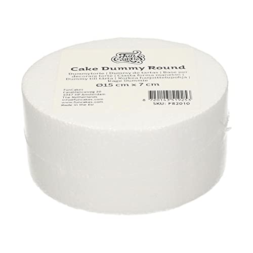 funcakes-cake-dummy-round-torten-dummy-15-5-cm-x-7-cm-wei image 3