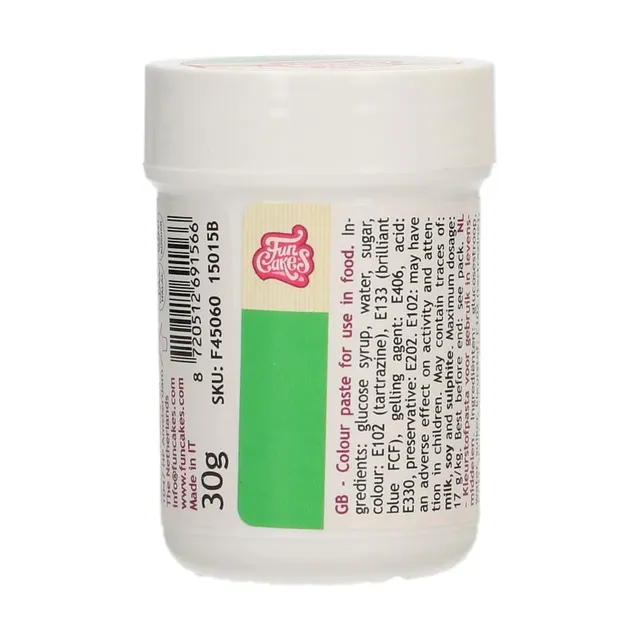 funcakes-food-colour-paste-lebensmittelfarbpaste-green-30-g image 1