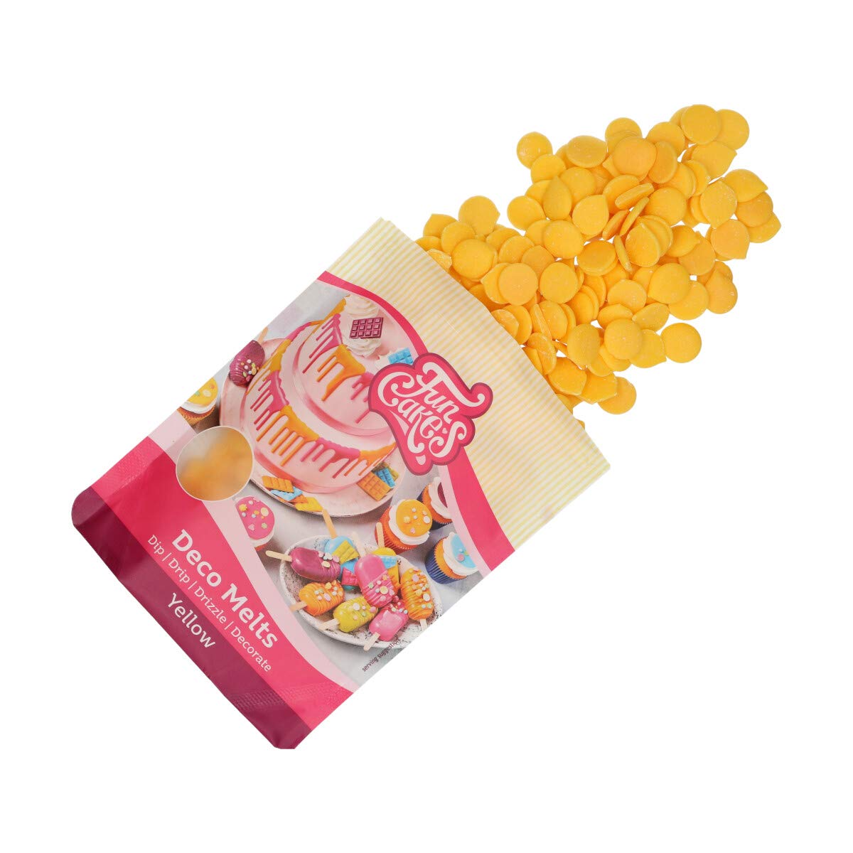 funcakes-deco-melts-gelb-250-g image 3