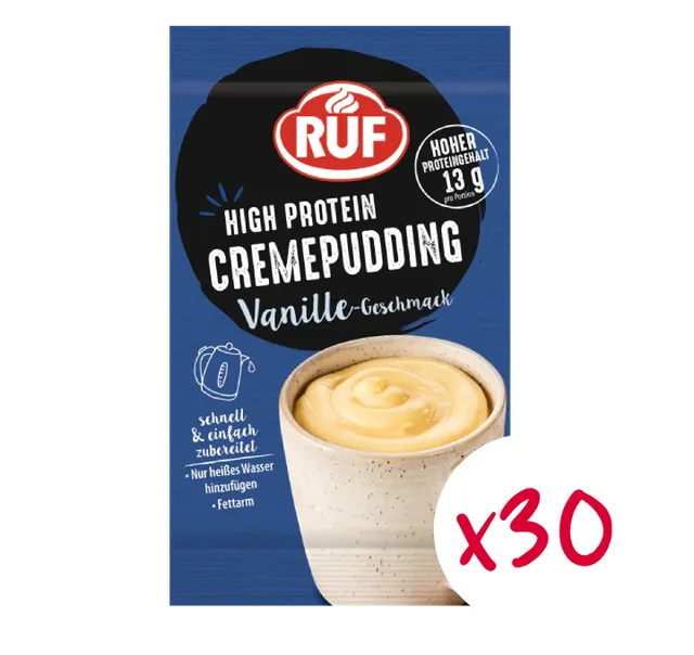 ruf-monats-vorrat-protein-pudding-vanille-30-st-ck-protein-dessert image 1
