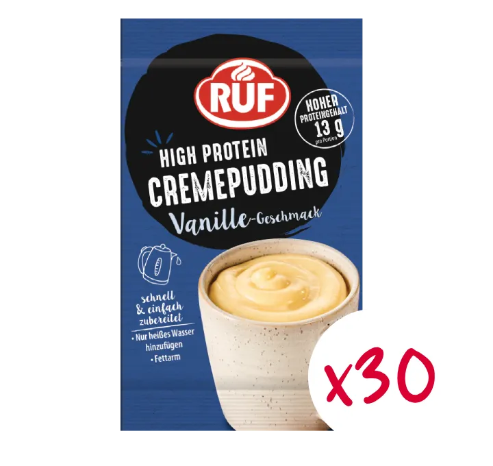 ruf-monats-vorrat-protein-pudding-vanille-30-st-ck-protein-dessert image 1