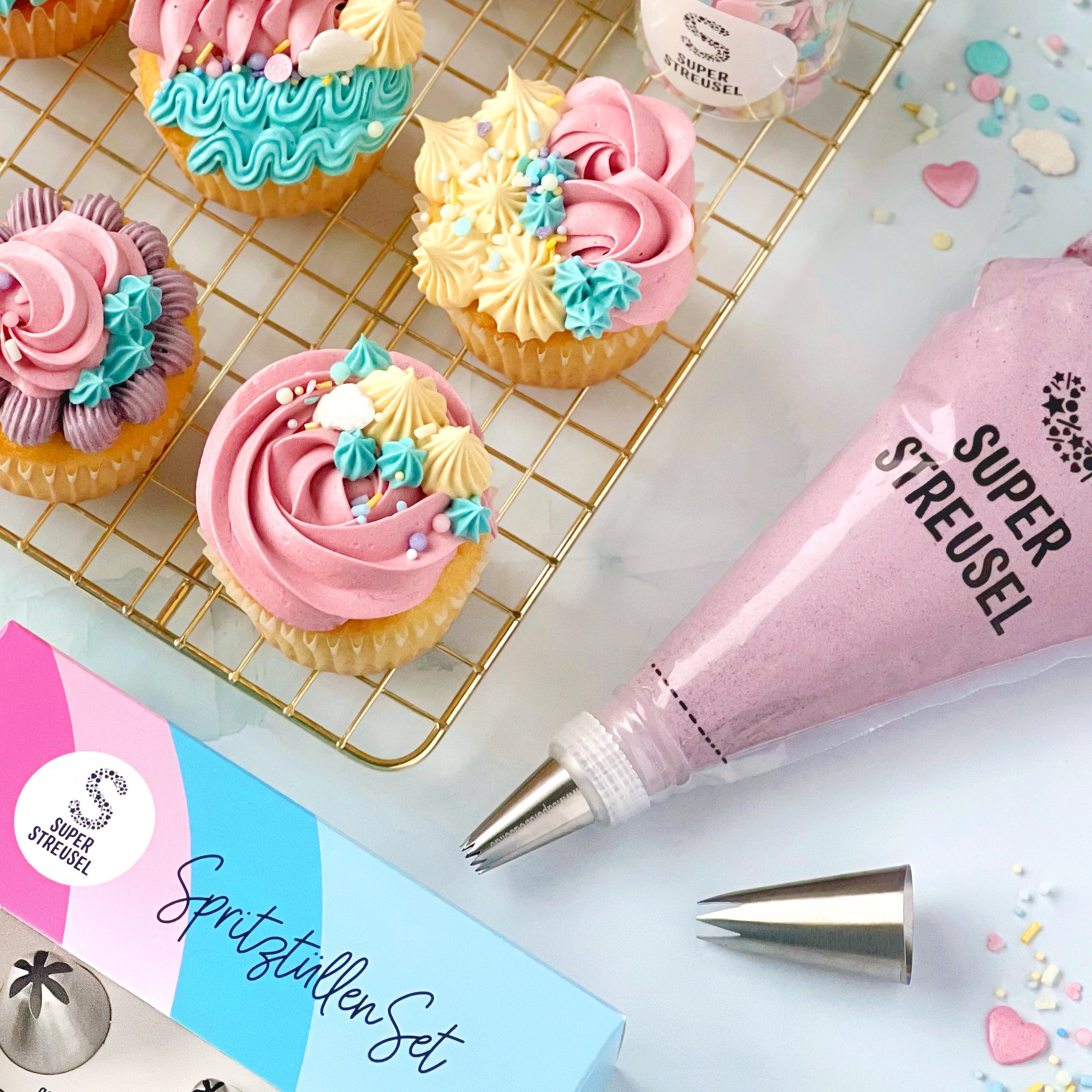 super-streusel-spritzt-llenset-mit-8-t-llen-und-spritzbeuteln image 2