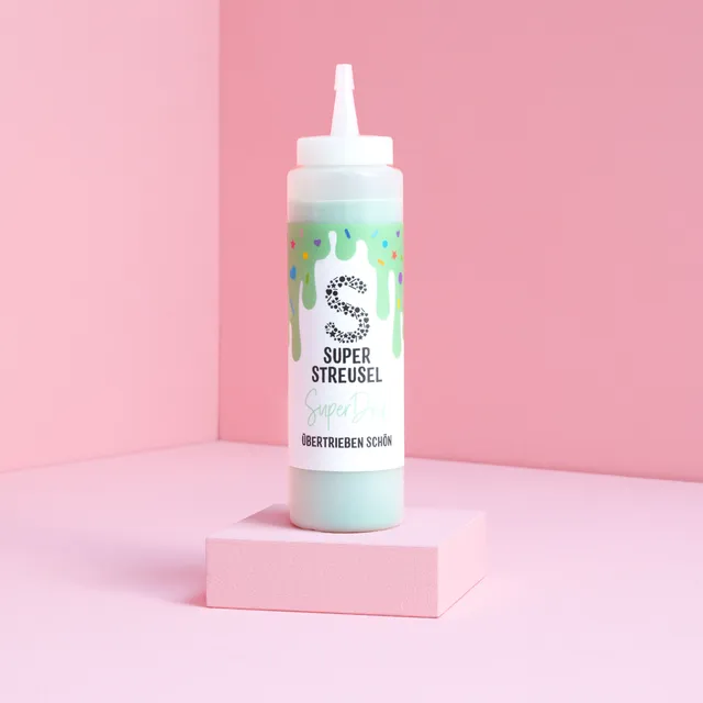 super-streusel-superdrip-mintgr-n-kuchenglasur-flasche image 1
