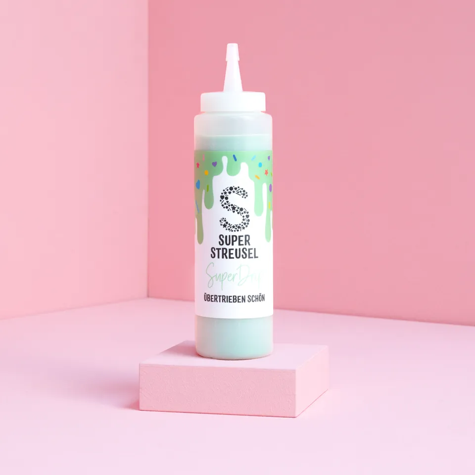 super-streusel-superdrip-mintgr-n-kuchenglasur-flasche image 1