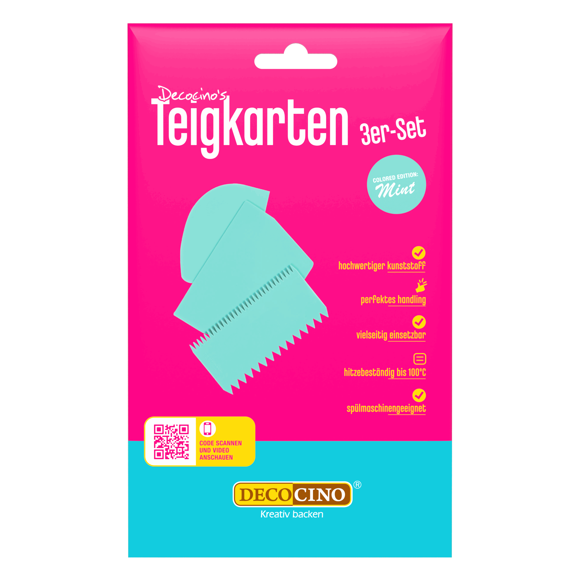 decocino-teigkarten-set-mint-edition-3-tlg image 1
