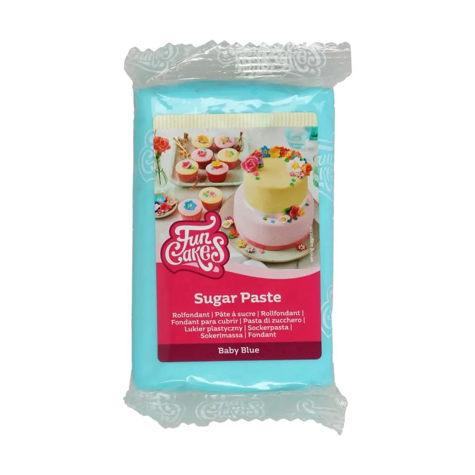 funcakes-sugar-paste-rollfondant-baby-blue-250-g image 1