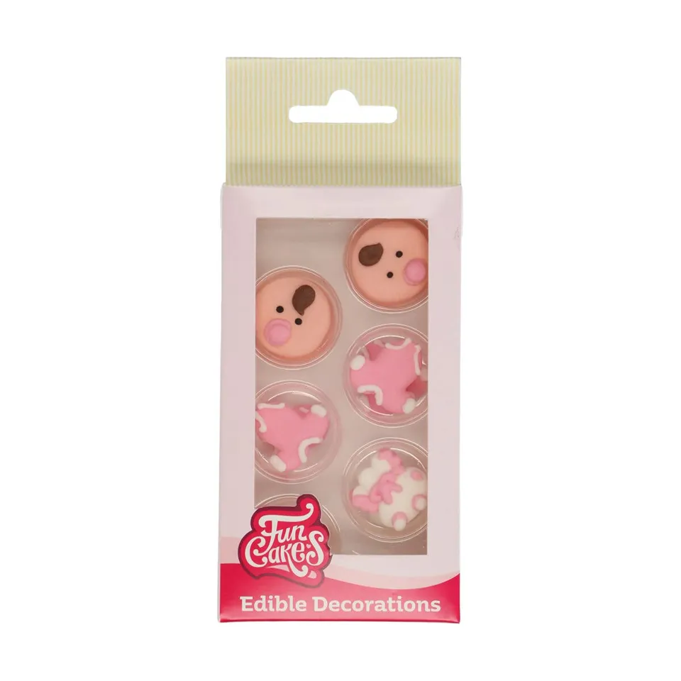 funcakes-zucker-dekorationen-baby-m-dchen-set-12-st-ck image 1