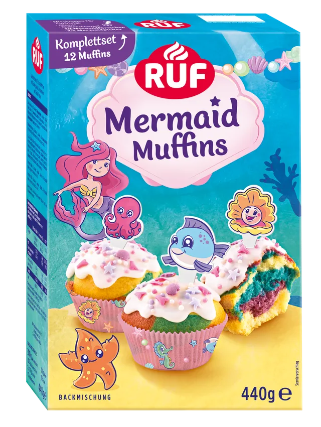 ruf-mermaid-muffins-kinder-backmischung-440g image 1