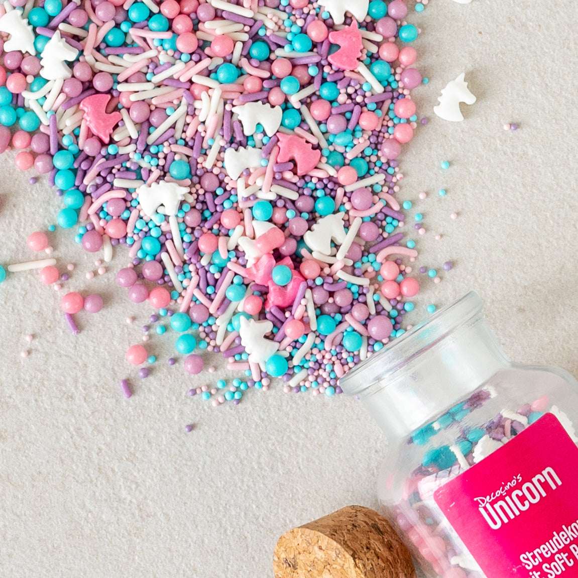 decocino-unicorn-streusel-mix-im-glas-110g image 2