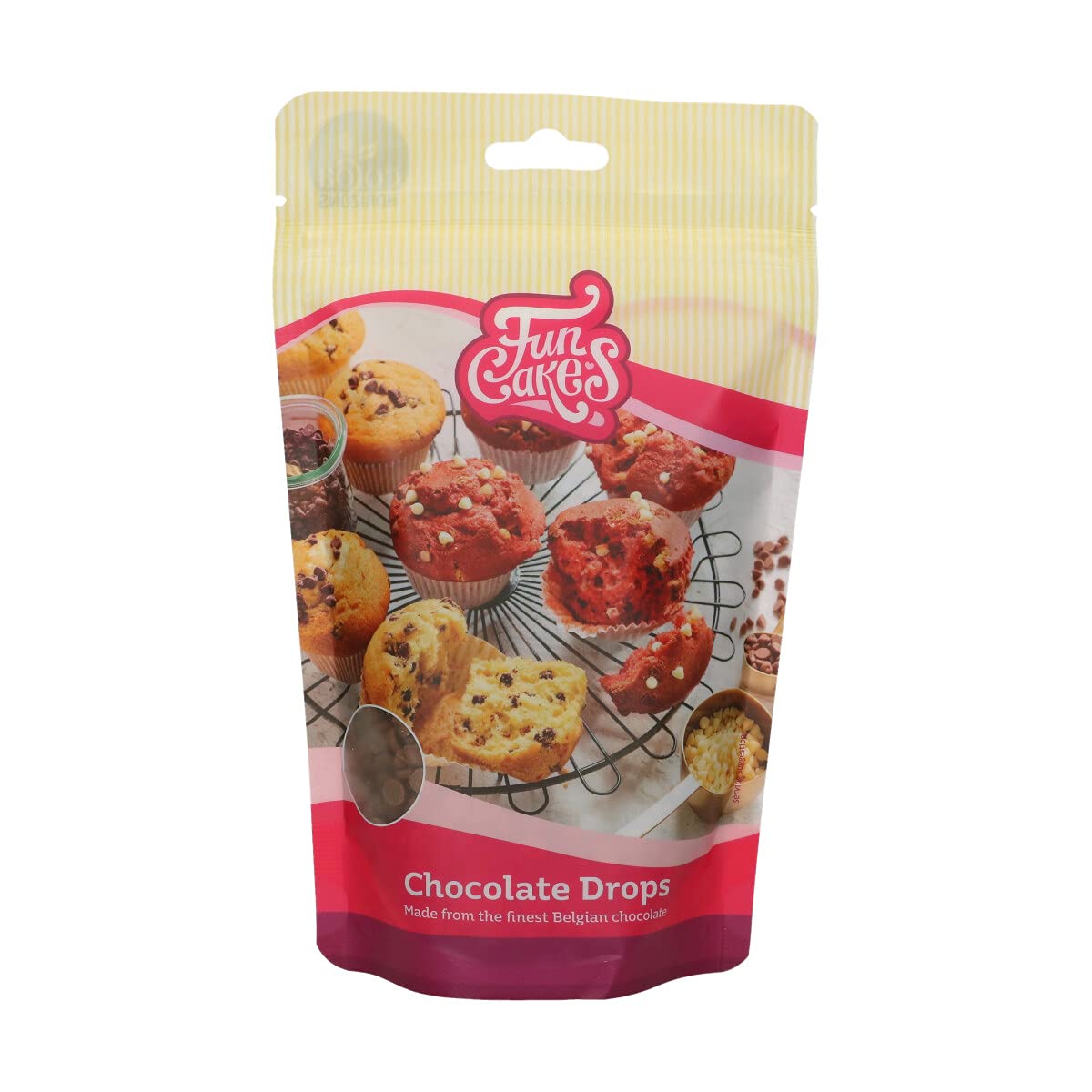funcakes-chocolate-drops-milch-350-g-backstabile-schokodrops image 1