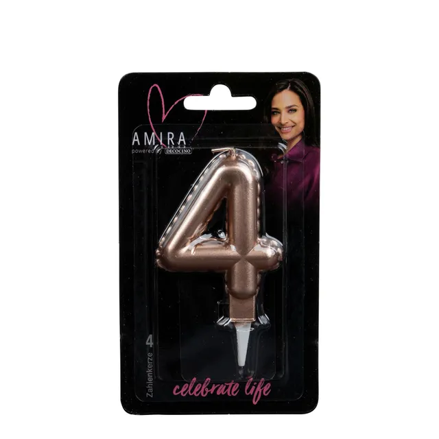 decocino-zahlenkerze-4-rosegold-im-ballon-look-by-amira image 1