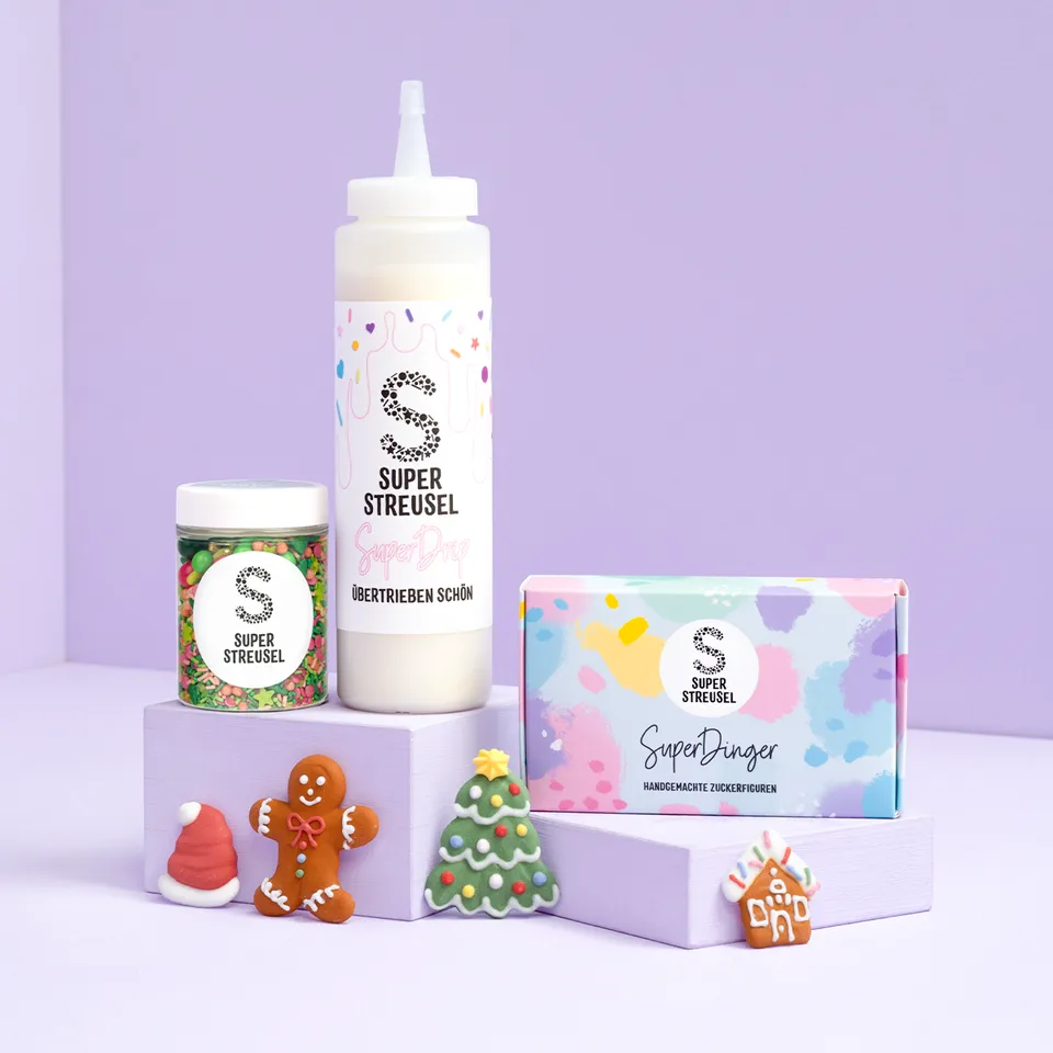 super-streusel-weihnachtsset-backdeko-set-mit-streuselmix-und-superdrip image 1