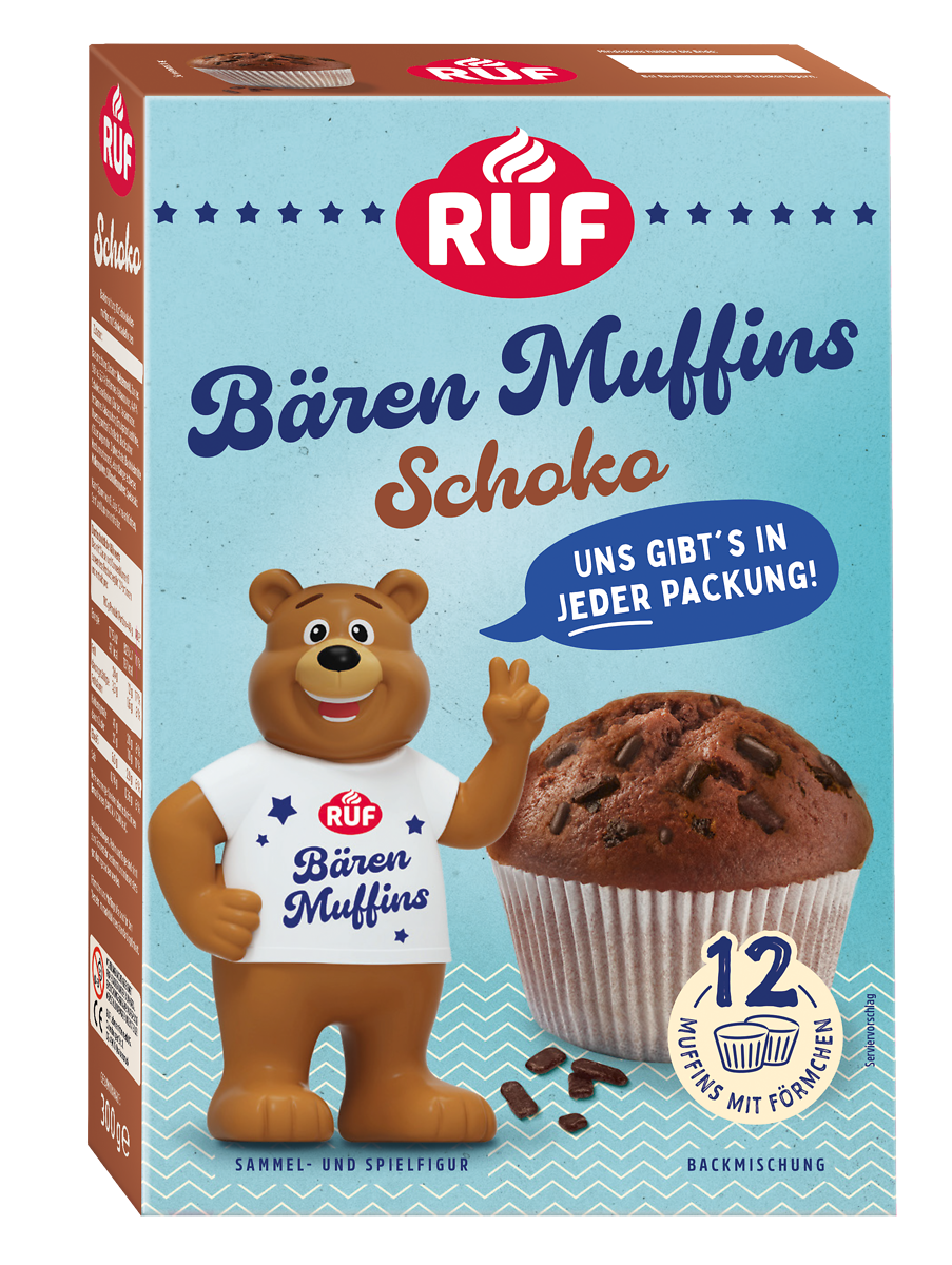 ruf-b-ren-muffins-schoko-backmischung-muffins-mit-f-rmchen-figur image 1
