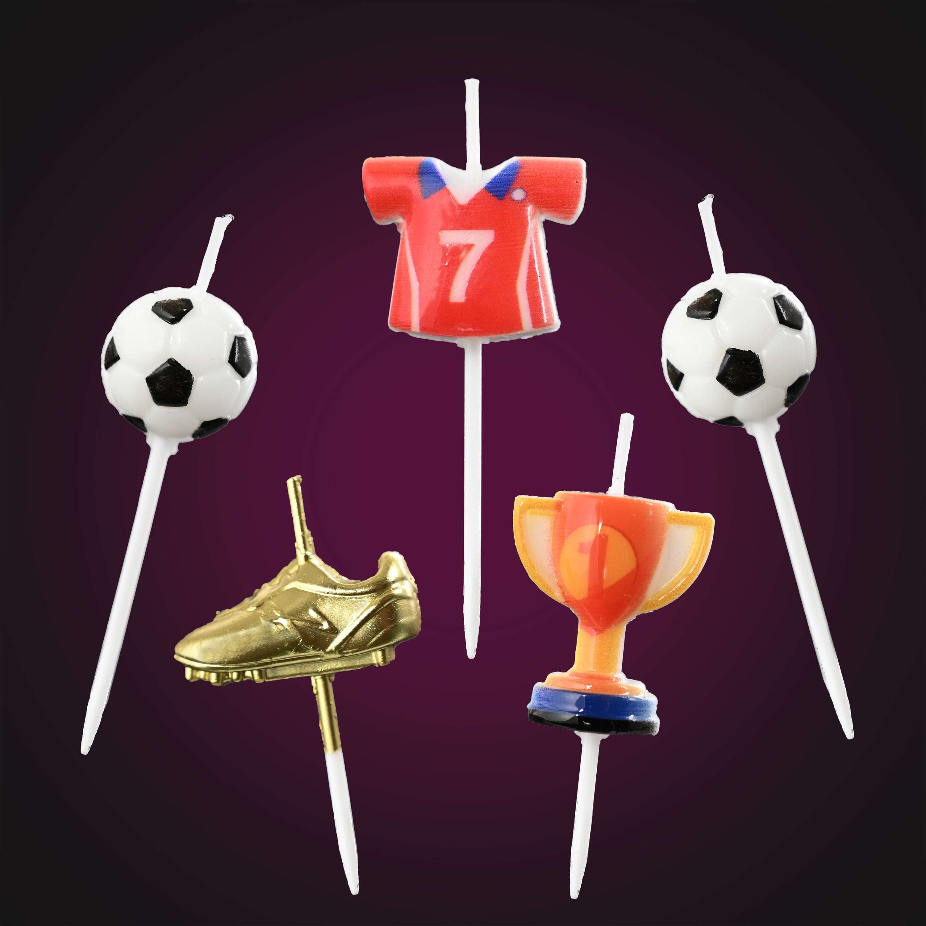 decocino-kerzen-set-fu-ball-5-tlg-by-amira-kuchenkerzen-f-r-fu-ballfans image 2