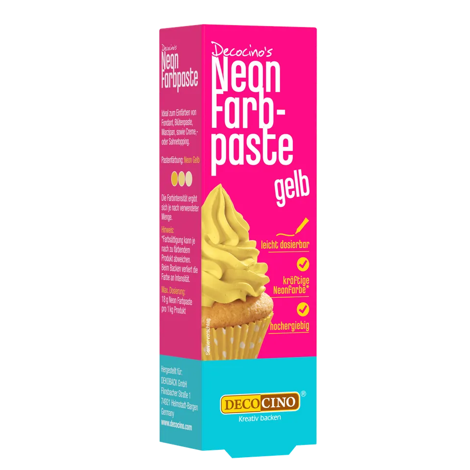 decocino-neon-farbpaste-gelb-lebensmittelfarbe-25g image 1